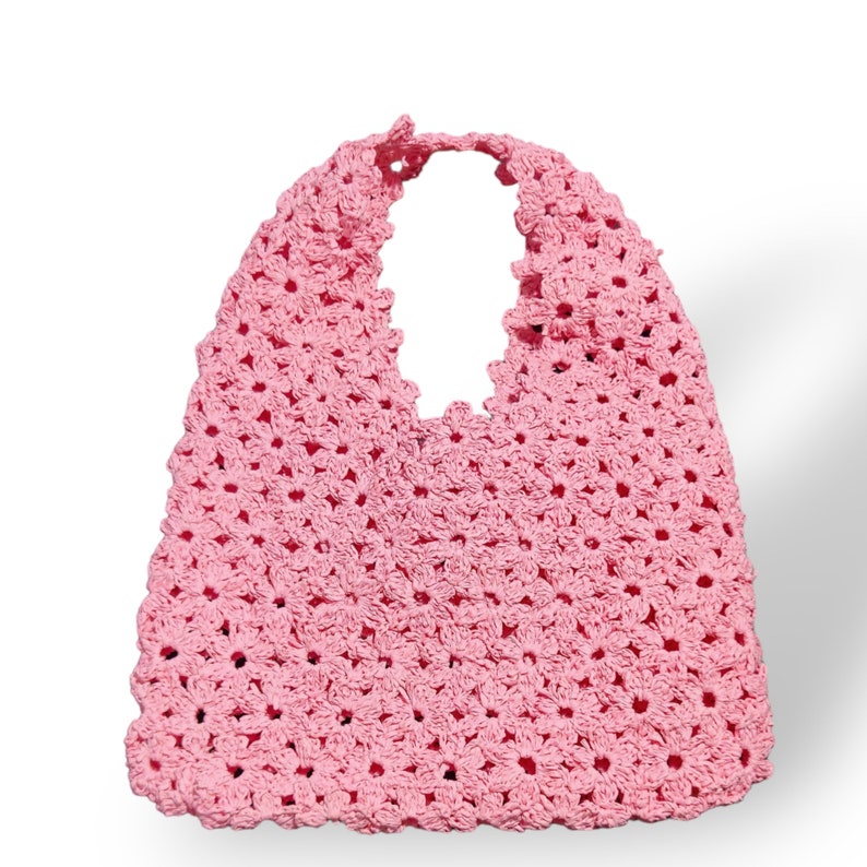 raffia flower bag crochet pattern