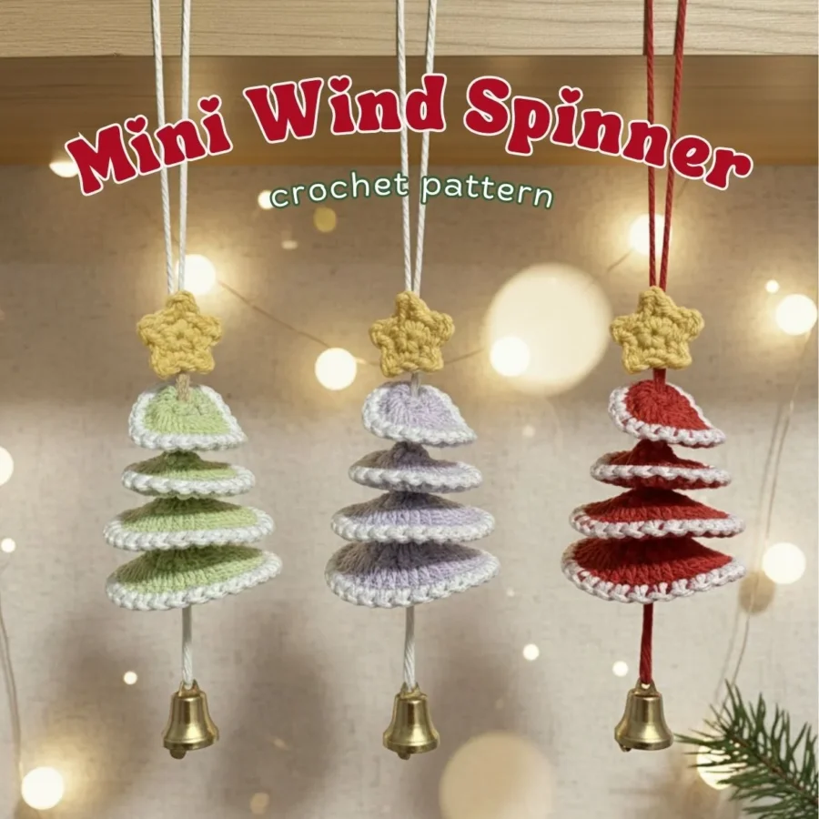 mini wind spinner crochet pattern
