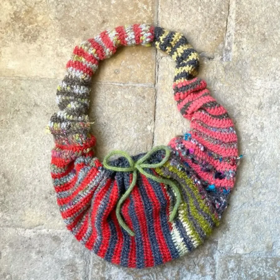 boho colorburst shoulder bag pattern