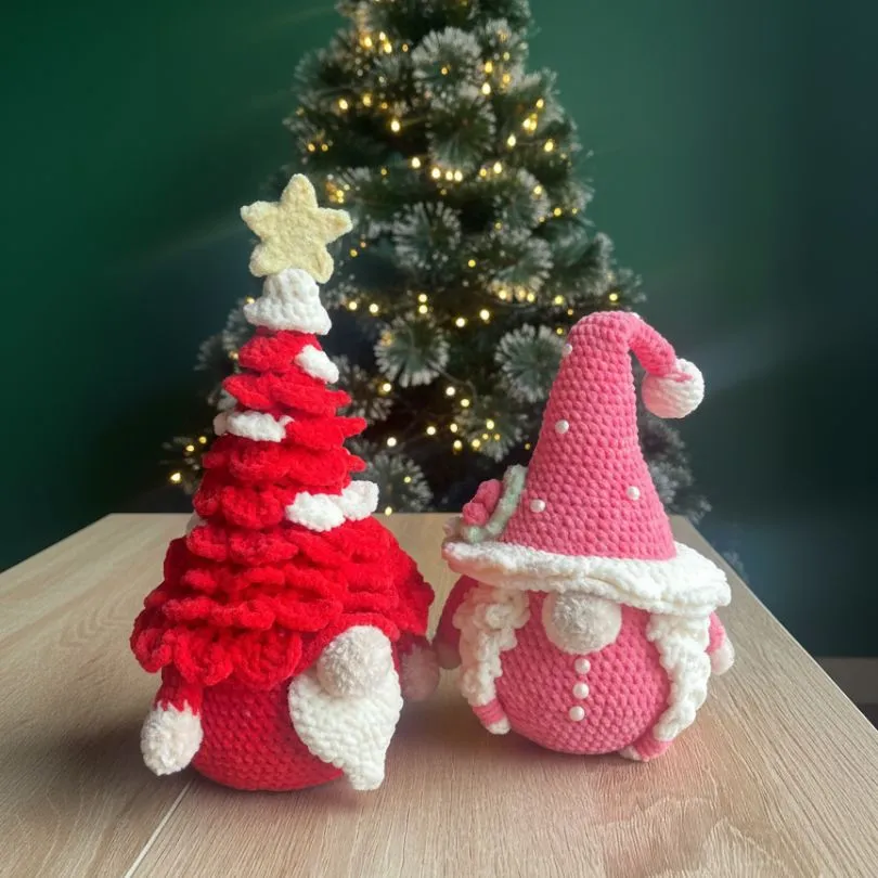 2in1 christmas gnome crochet pattern