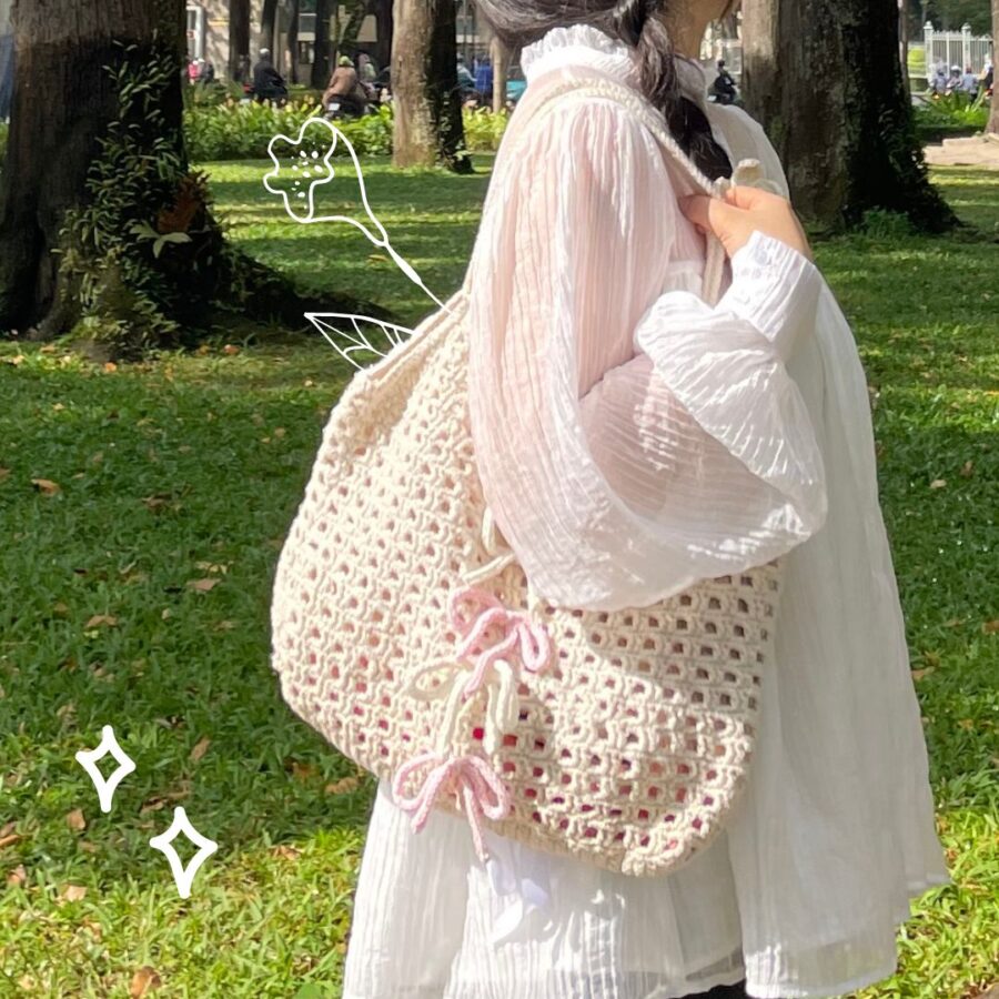 filet beige bag