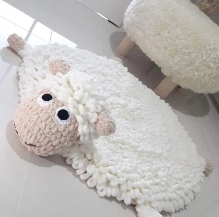 Rug Lamb Crochet Pattern