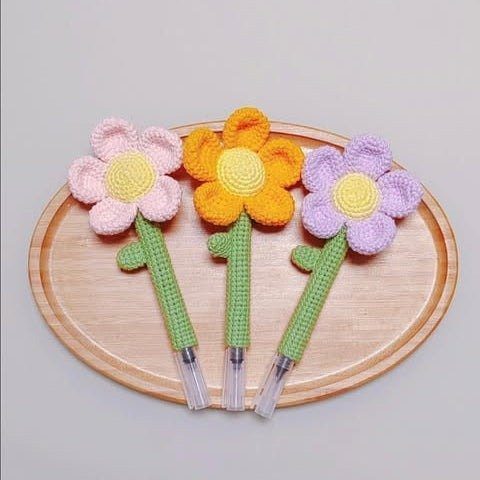 Bloomy Pen Case Pattern