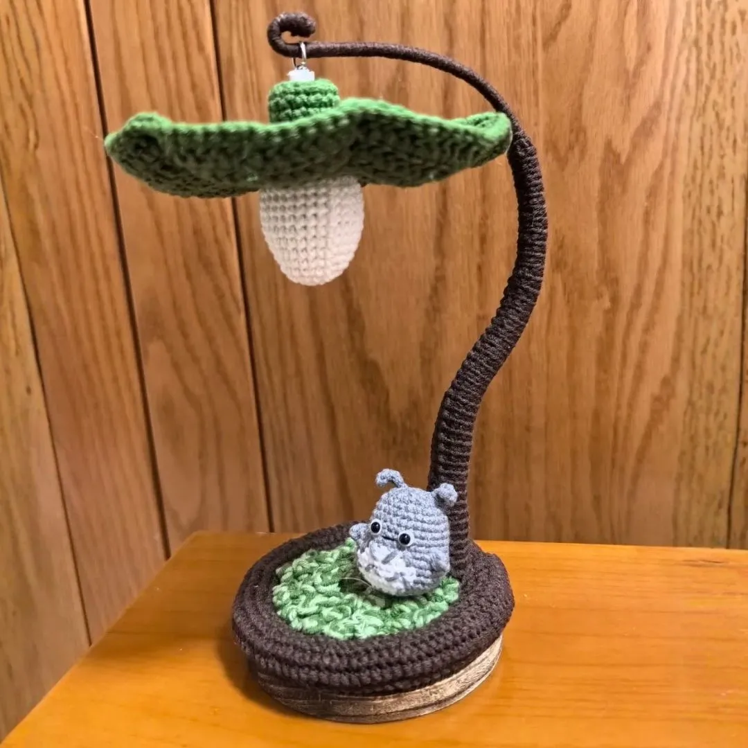 totoro night lamp crochet pattern