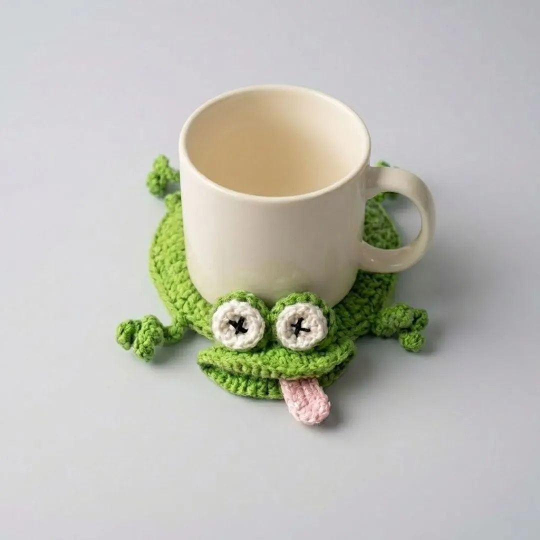 frog coaster crochet pattern