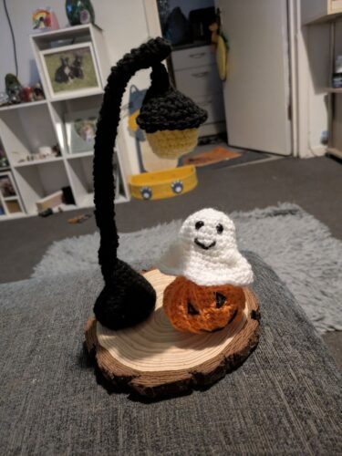 Spooky Ghost Lamp Crochet Pattern photo review