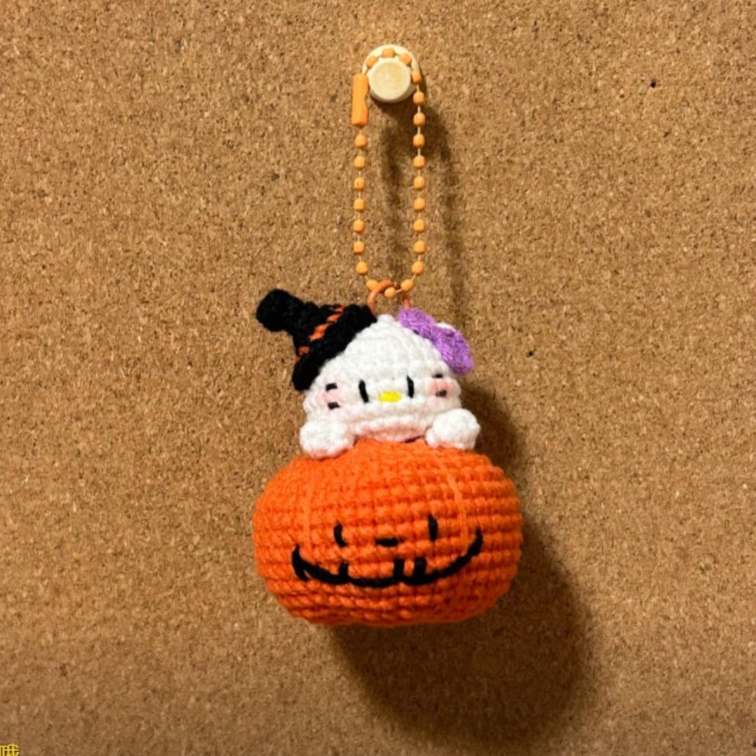 Hello Kitty Pumpkin Crochet Pattern