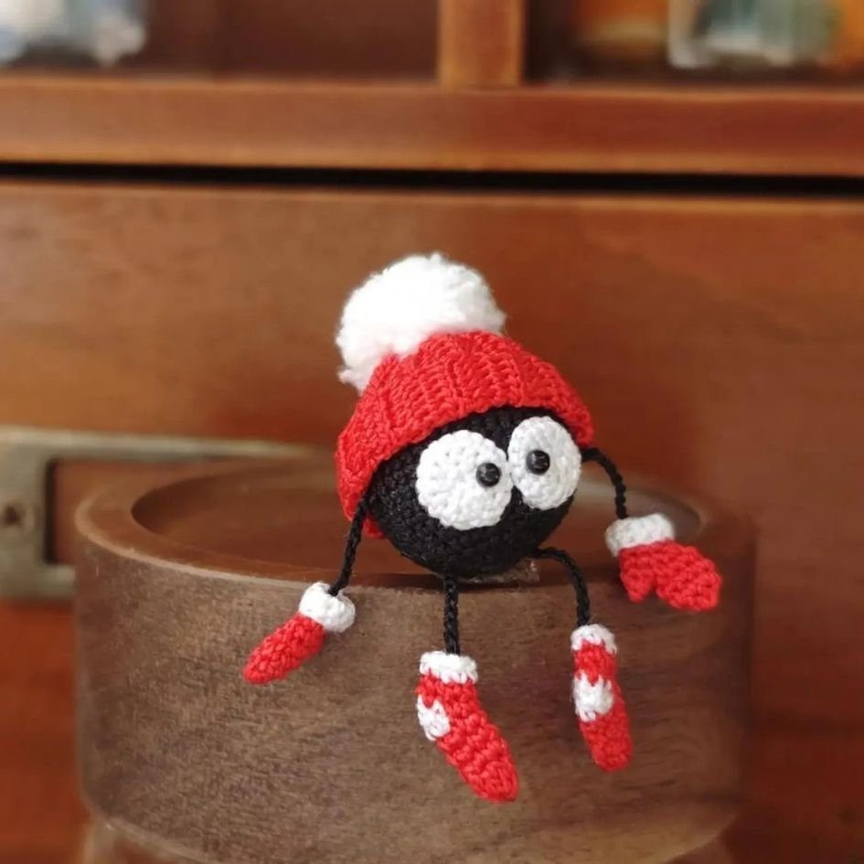 Christmas Soot Sprite Crochet Pattern