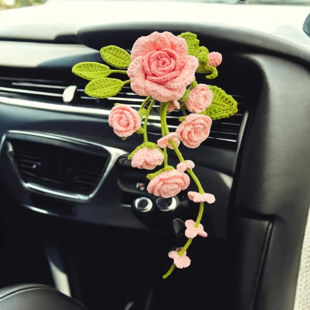 Rose Flower Crochet Pattern