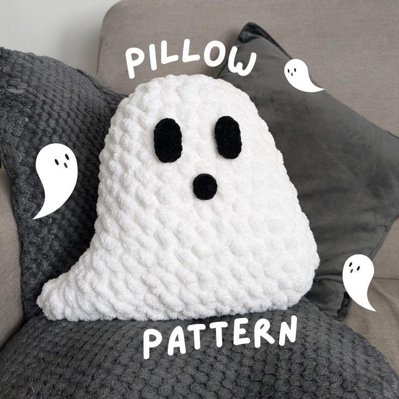 Boo Buddy Pillow Crochet Pattern