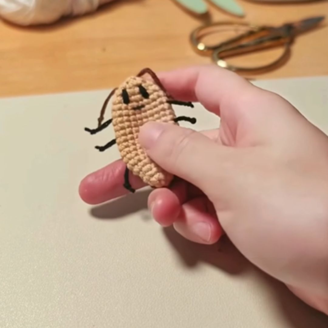 cockroach crochet pattern
