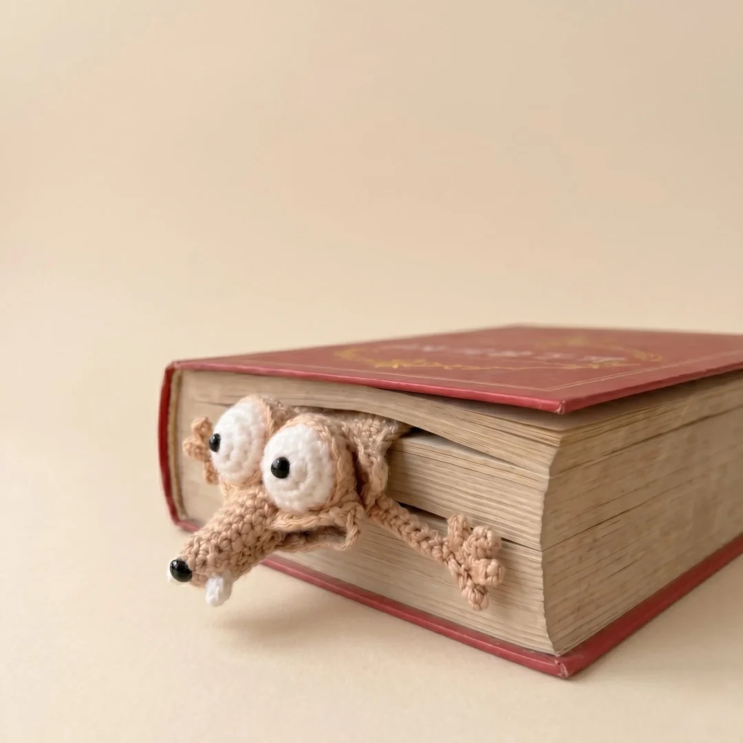 scrat bookmark crochet pattern