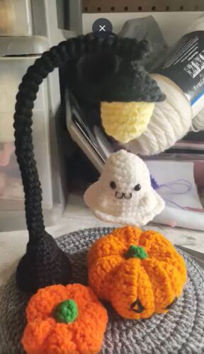 Spooky Ghost Lamp Crochet Pattern photo review