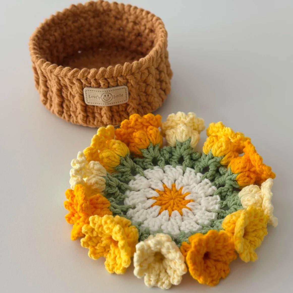 lily pad coaster pattern