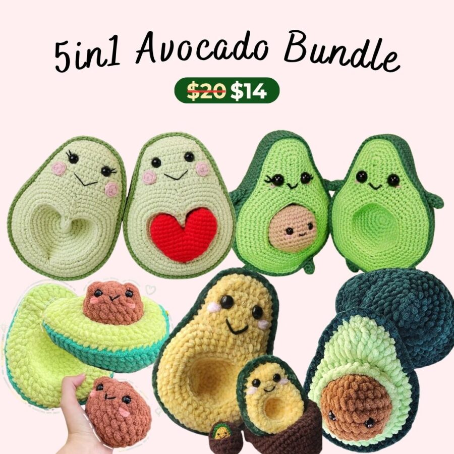 avocado bundle crochet pattern