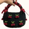 boho cherry bag crochet pattern