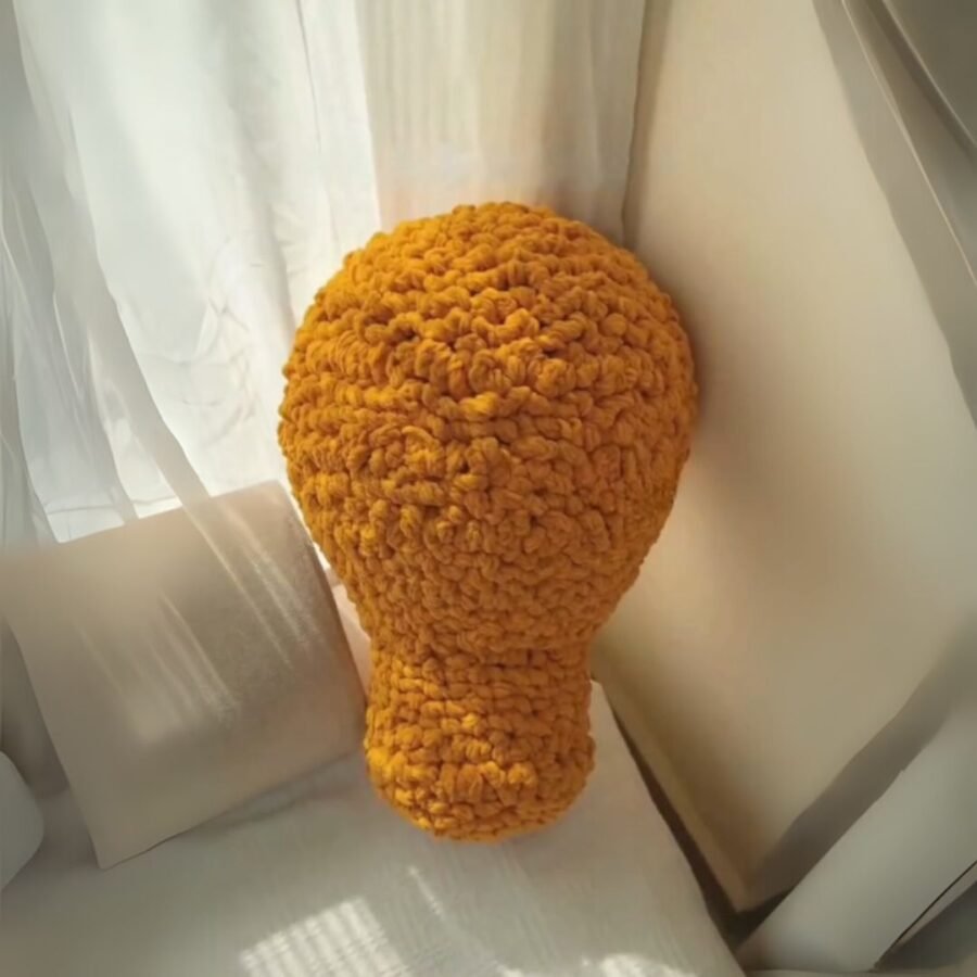 fried chicken pillow crochet pattern