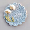lily bloom coaster pattern