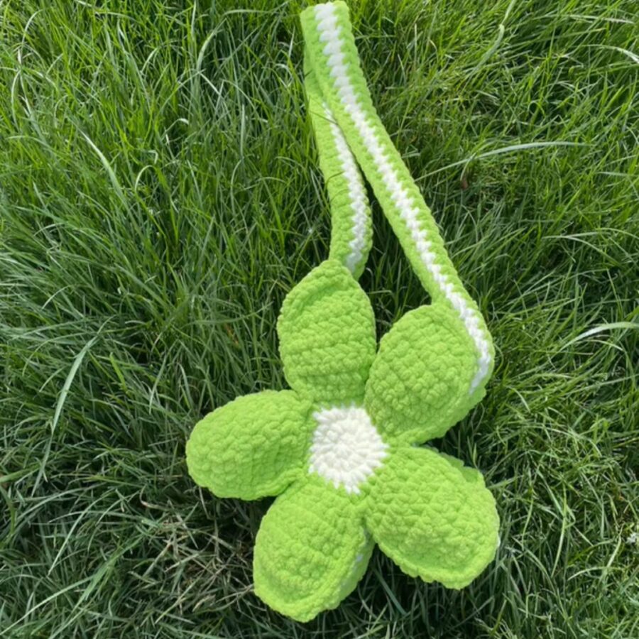 flower bag crochet pattern
