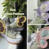 3in1 fairy shoe wings crochet pattern